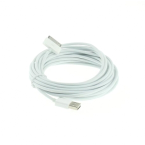 USB - Apple Dock Connector дата-кабель 5 м, белый
